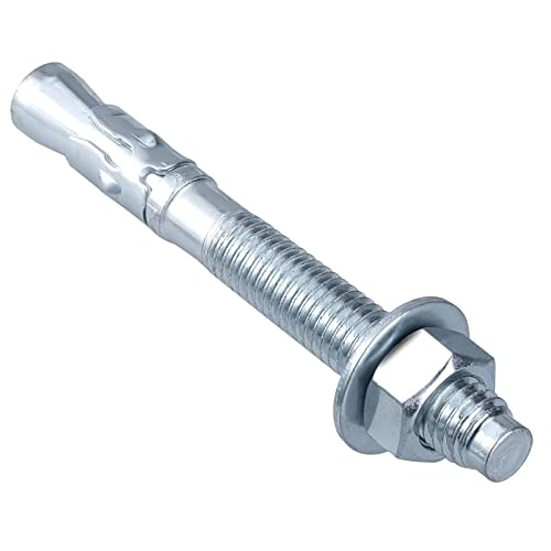 Anker | 1/4 X 3-3/4” kileanker, 1/4 tommers diameter for betong, 10 stk tungt zincbelagt betongvegganker Anker Anker