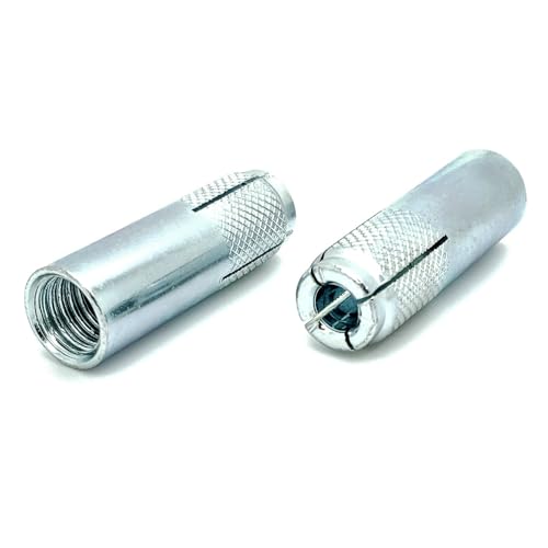 Anker | Fire (4) 1/2″ tomme premium sinkbelagte karbonstål knurling drop-in anker (Bcp1001) Anker Anker