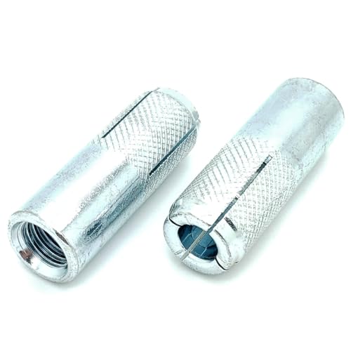 Anker | To (2) 5/8″ tommers premium sinkbelagt karbonstål knurling drop-in anker (Bcp1002) Anker Anker