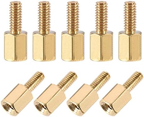 Avstandsstykker og distanser | M2.5X6Mm+6Mm Hann-Hunn Messing Hex PCB Hovedkort Støtte Standoff for FPV Drone Quadcopter, Datamaskin & Kretskort 100Stk Avstandsstykker og distanser Avstandsstykker og distanser