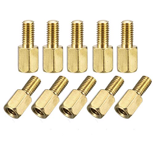 Avstandsstykker og distanser | M3X6Mm+M3X6Mm Hann-Hunn Messing Hex PCB Hovedkort Spacer Standoff for FPV Drone Quadcopter, Datamaskin og Kretskort 50 stk Avstandsstykker og distanser Avstandsstykker og distanser