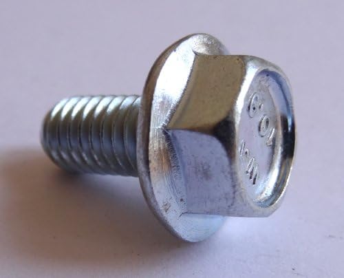 Bolter | (25) M6-1. X 12Mm Jis Sekskantet Flensbolt – Liten Hode, Klasse 1.9 Sink Bolter Bolter