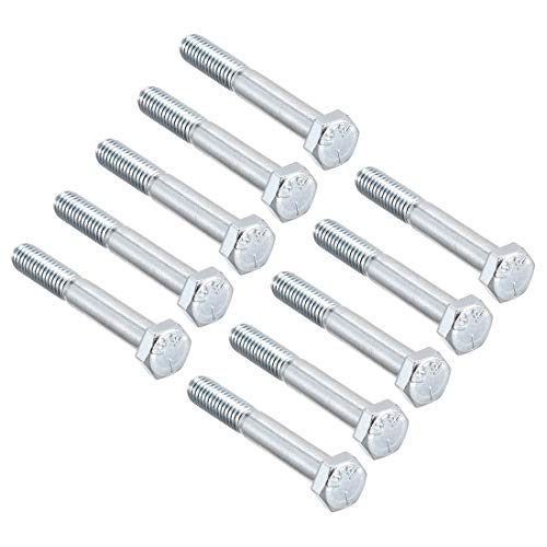 Bolter | Hex Hode Skru Bolter Karbonstål 5/16″-18X2-1/4″ Festemidler Grad 5 Unc 10Pcs Bolter Bolter