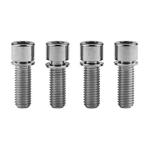 Bolter | Titanium Ti Bolt M7 X 20Mm Insex Hode Med Skiver Sykkel Skruer Pakke Med 4 Bolter Bolter