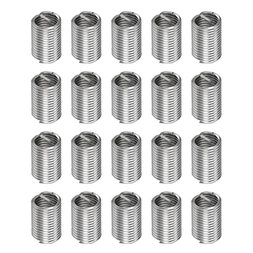 Gjengede innsatser | 20 stk. Wire Thread Inserts M12 X 1.75 2.5D 304 rustfritt stål helical coiled wire threaded sleeve Gjengede innsatser Gjengede innsatser