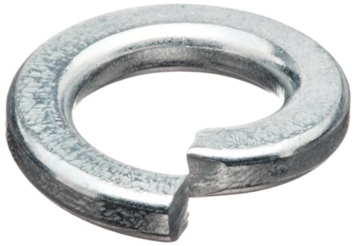 Maskinvarevaskere | Smådeler Vanlig Split Lock Washer, Stål, Sinkfinish, #1 Bolt Størrelse, .2″ Id, .373″ Od, .47″ Tykk, Pakke med 1 Maskinvarevaskere Maskinvarevaskere