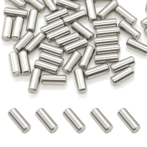 Nåler | 5 stk rustfrie stålhyllestøtter, dowel pins, hyllestøtteplugger, pin-festemidler (4 mm x 1 mm) Nåler Nåler