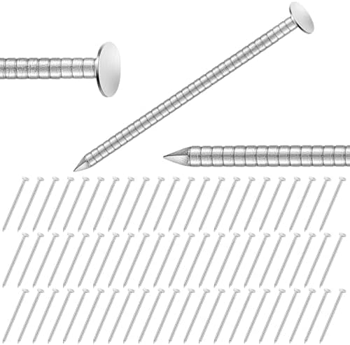 Negler | 2 pund boks 1-3/4 tommers kledning spiker 34 rustfritt stål takspiker flat hode spiker for tak, kledning, maskinvare, sedertre, terrasse. Negler Negler