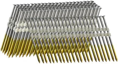 Negler | 21 Grad Rammesøm 1000 Stk, 3,0″ X 0,12″ Ring Skaft, Full Rund Hode, Hot Dipped Galvanisert, Assorterte Størrelser, For Pneumatisk Elektrisk 20 Til 22 Grad Rammesømpistol Negler Negler