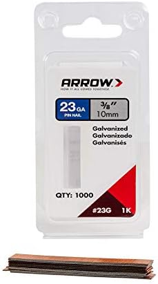 Sammensatte festemidler | 23G10-1K 3/8-tommers pin-nail, grå, 1000 stk (pakke med 1) Sammensatte festemidler Sammensatte festemidler