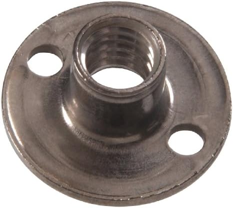 T-Nøtter | 4146 Rustfritt Stål Rund Base Tee Nut (3/8″-16 X 7/16″ X 3/4″), Rustfritt Stål T-Nøtter T-Nøtter