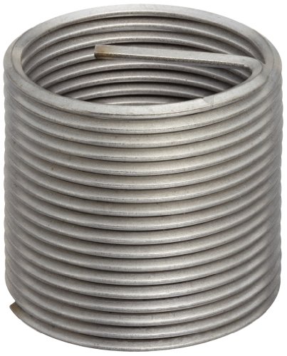 Gjengede innsatser | Gjengestift, 18-8 rustfritt stål, helical, 9/16″-18 indre gjenger, 0,563″ lengde (pakke med 5) Gjengede innsatser Gjengede innsatser