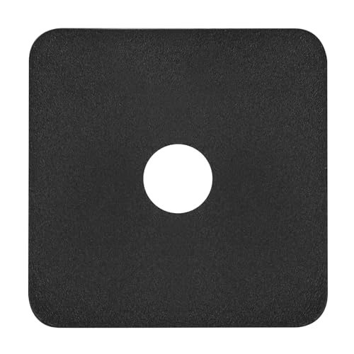 Maskinvarevaskere | 10 stk 3″X3″ firkantede platevaskere for 5/8″ bolt, tykkelse 3,1 mm, svart pulverlakkert karbonstål bærepanel Maskinvarevaskere Maskinvarevaskere